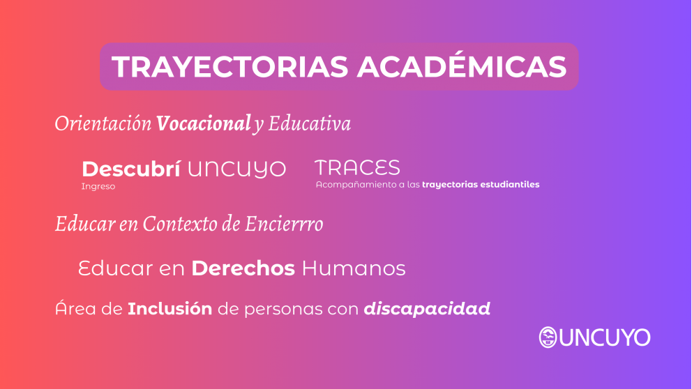imagen Trayectorias académicas