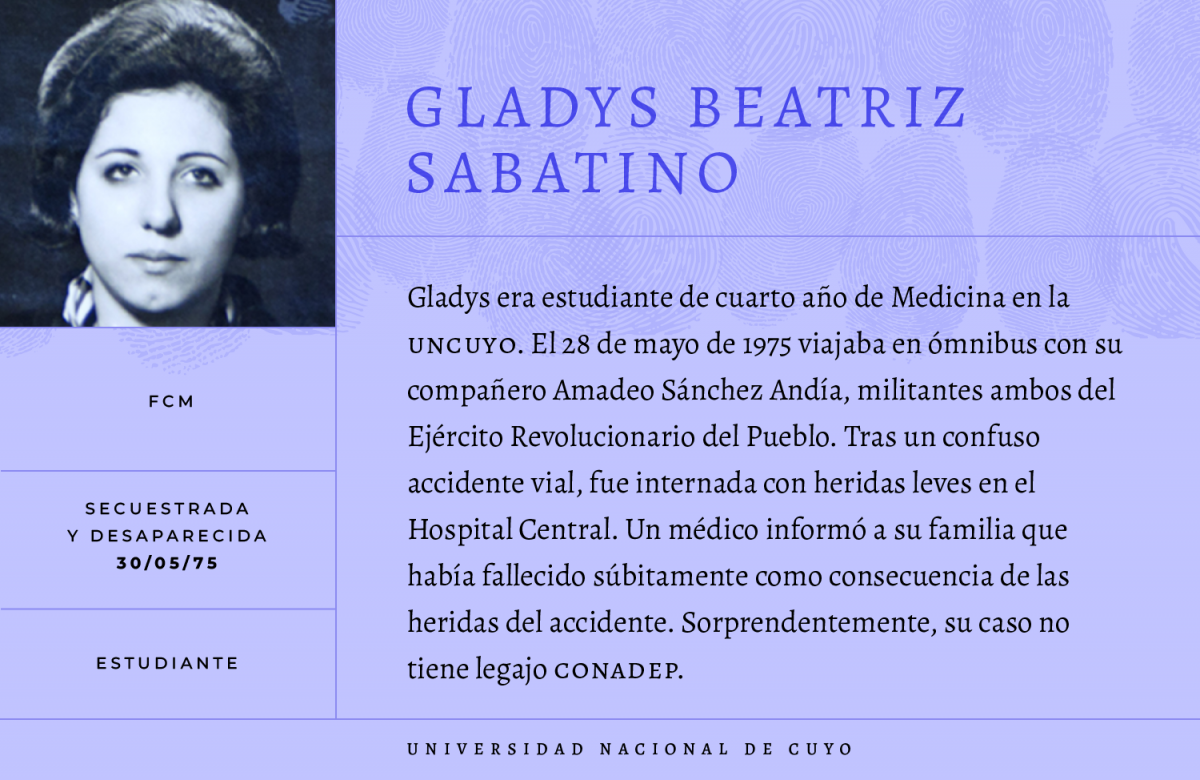 Imagen Gladys Sabatino