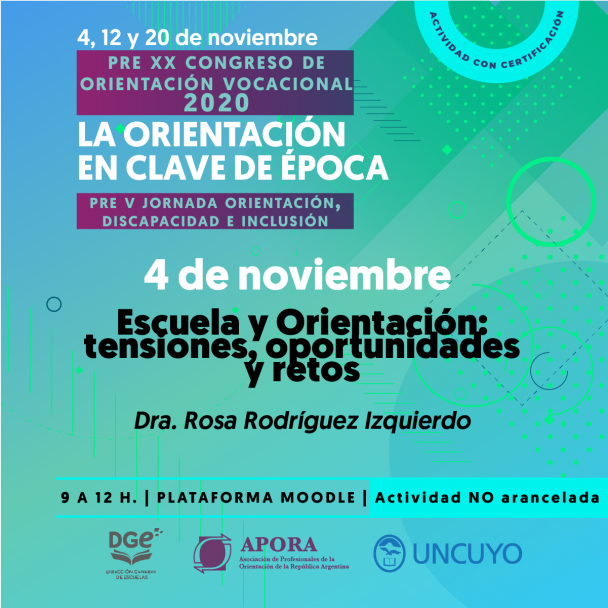 imagen Se realizarán las jornadas de Orientación Vocacional APORA 2020