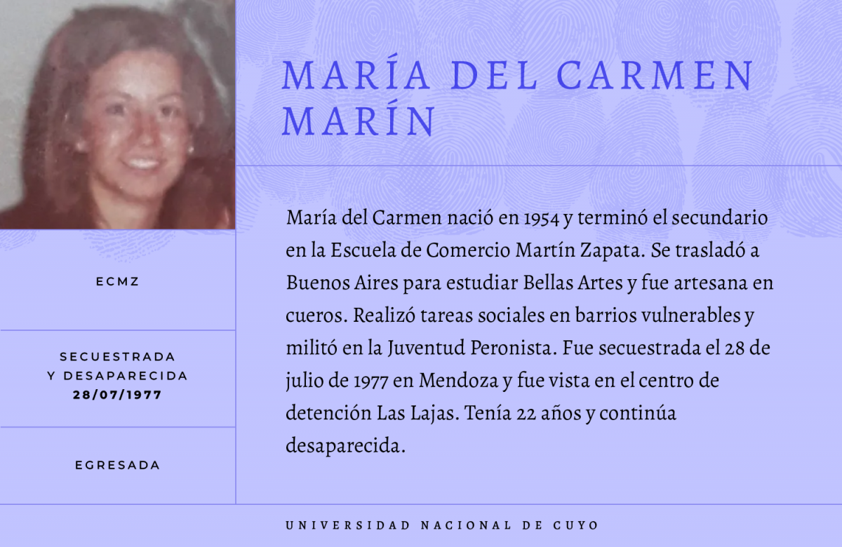 Imagen María del Carmen Marín