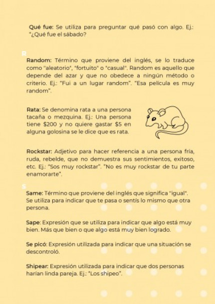 imagen "Mundo Wachidolescente", diccionario de palabras usadas por adolescentes