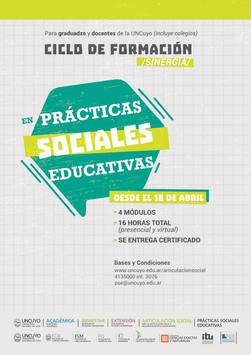 imagen Ciclo de formación en Prácticas Sociales Educativas