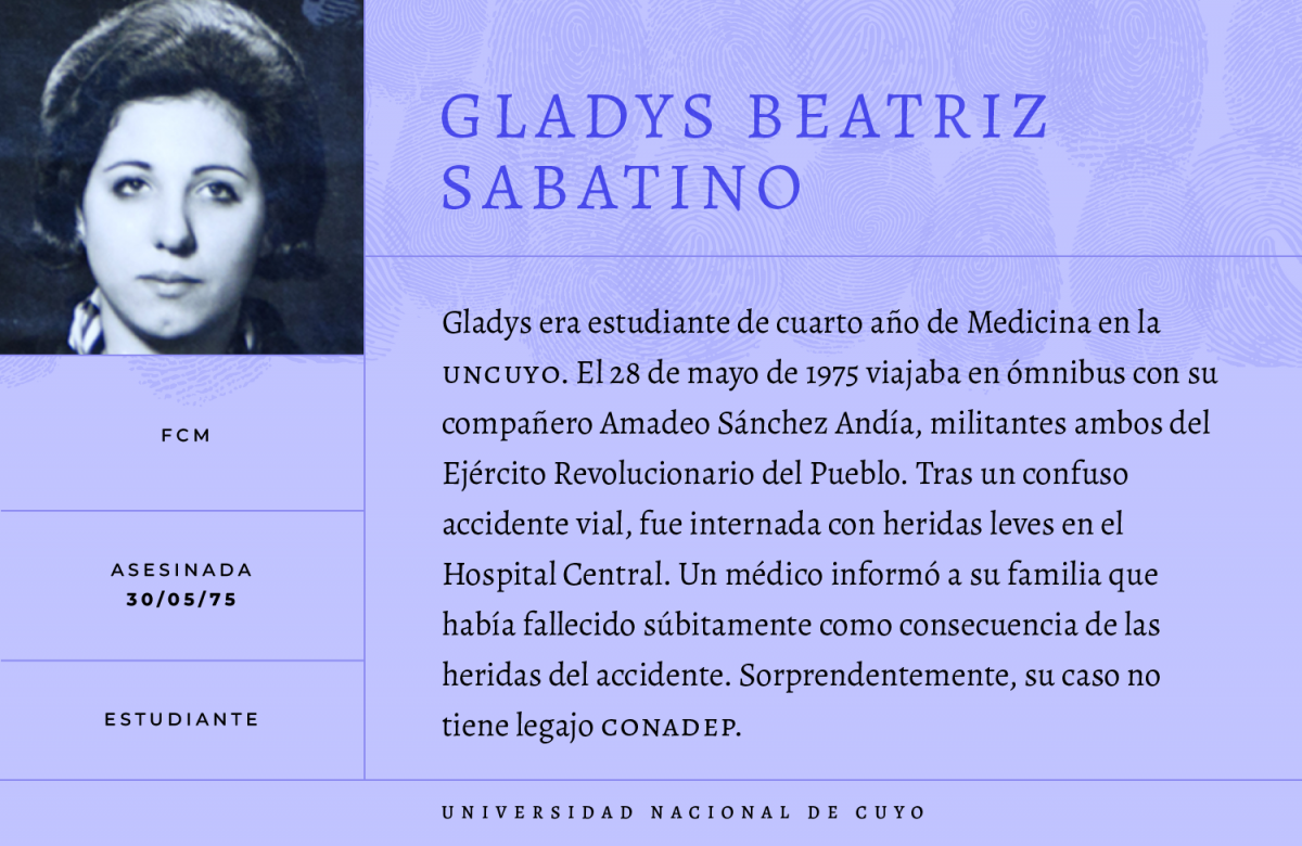 Imagen Gladys Beatriz Sabatino