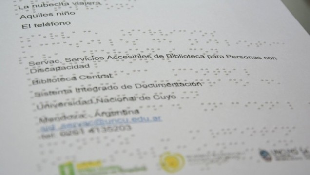 imagen Bibliotecas y escuelas recibirán audiolibros y libros en braille