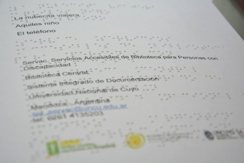 imagen Bibliotecas y escuelas recibirán audiolibros y libros en braille