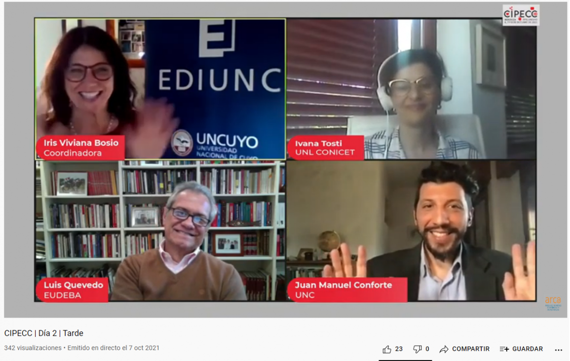 imagen EDIUNC presente en el Congreso Internacional Perspectivas de la Edición y Comunicación Científica
