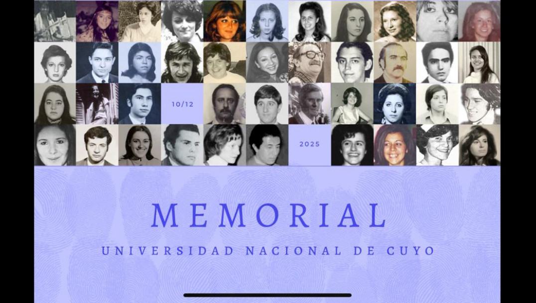 imagen Memorial por las personas desaparecidas UNCUYO