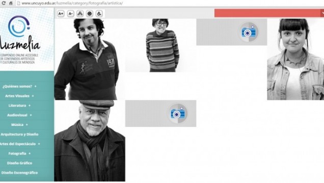 imagen Diseñaron un sitio web accesible con material de artistas mendocinos