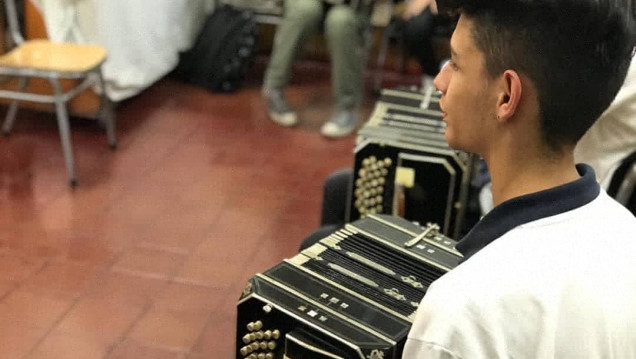 imagen Comenzó el taller de bandoneón para escuelas secundarias