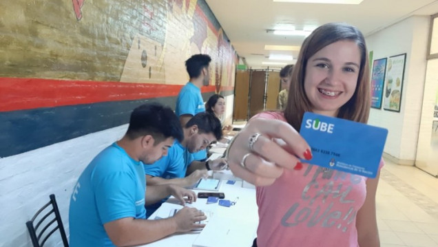 imagen SUBE para estudiantes secundarios de la UNCUYO