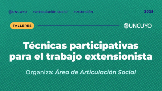 imagen Se realizarán talleres de técnicas participativas para el trabajo extensionista 