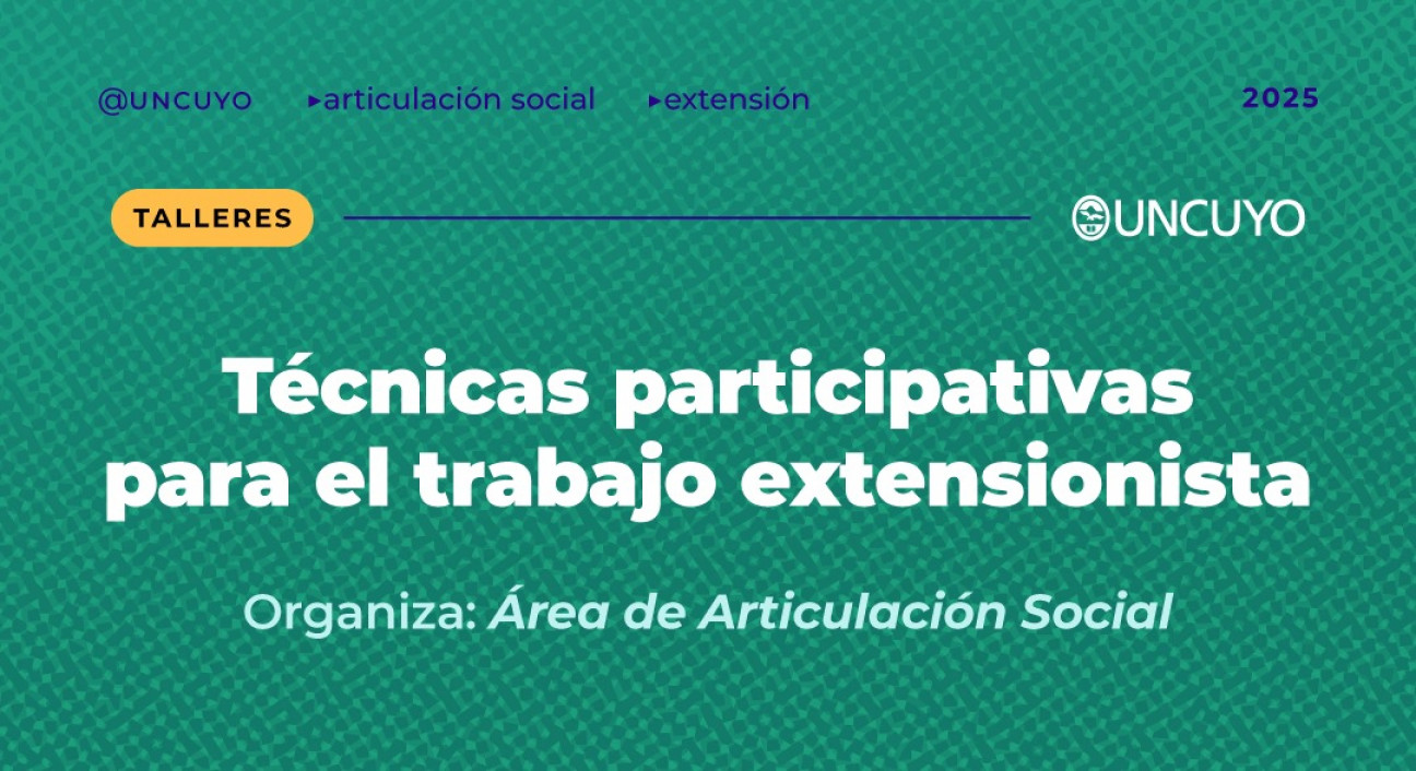 imagen Se realizarán talleres de técnicas participativas para el trabajo extensionista 
