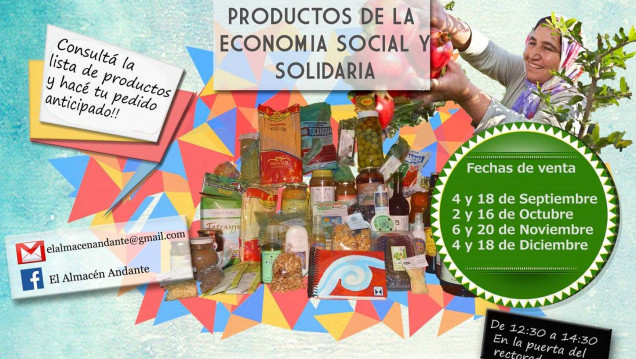 imagen El almacén andante ofrece sus productos en la UNCuyo