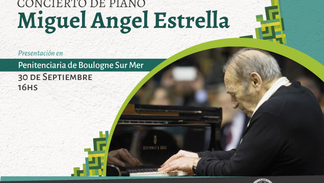 imagen Concierto de Miguel Ángel Estrella en penal Boulogne Sur Mer