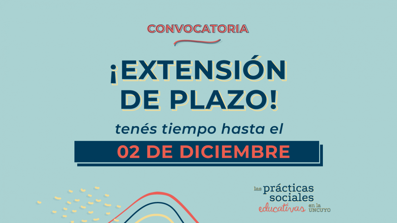 imagen Se extiende el plazo para presentar propuestas de Prácticas Sociales Educativas 