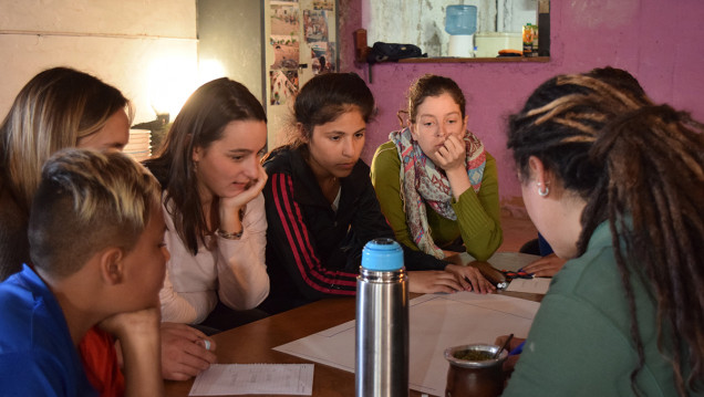 imagen Trabajan para recuperar espacios comunes en el Barrio Belgrano de Las Heras