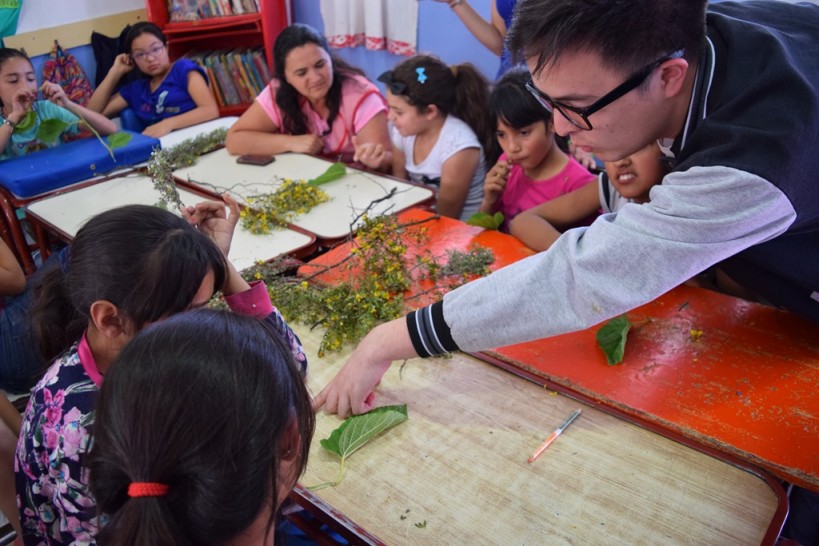 imagen Niñxs del CAE del barrio Yapeyú aprenden sobre su flora nativa