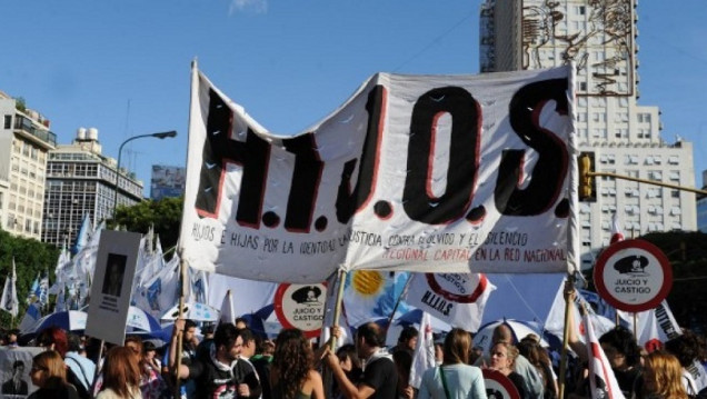 imagen A 25 años de la creación de la agrupación H.I.J.O.S. 