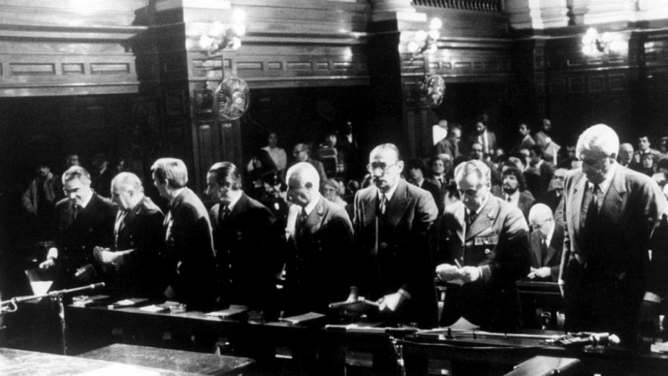 imagen A 35 años del inicio del juicio a las Juntas Militares