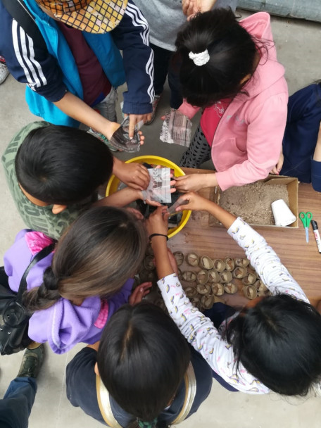 imagen Estudiantes del Martín Zapata trabajan junto a la Escuela Emaús