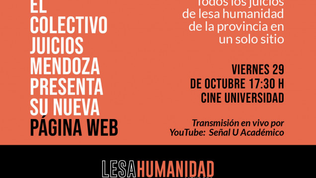 imagen El Colectivo Juicios Mendoza presenta su página web