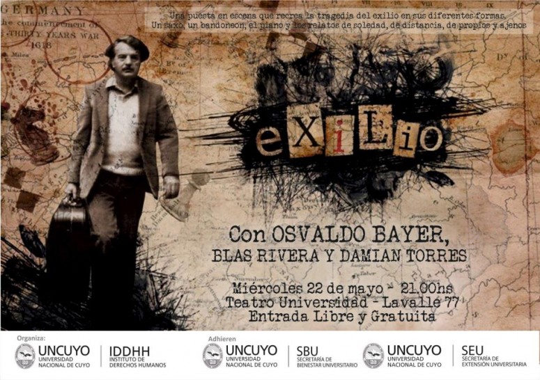 imagen Música entrelazada con relatos de Osvaldo Bayer para mantener viva la memoria del exilio