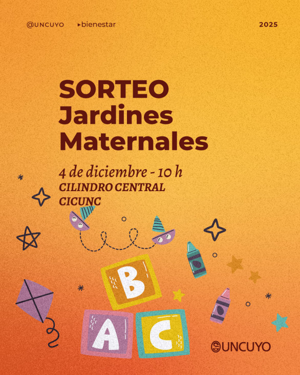 imagen INSCRIPCIONES ABIERTAS A LOS JARDINES MATERNALES UNCUYO 2026 