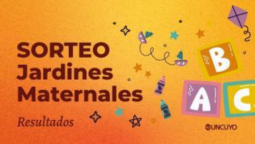 imagen JARDINES MATERNALES: RESULTADOS DEL SORTEO DE VACANTES 2026