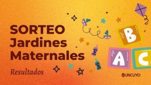 imagen JARDINES MATERNALES: RESULTADOS DEL SORTEO DE VACANTES 2026