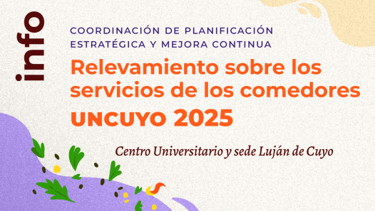 imagen Alta valoración para los Comedores Universitarios de la UNCUYO: más del 90% de satisfacción general