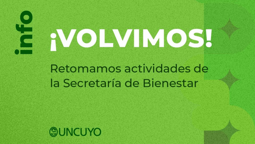 imagen que ilustra noticia La Secretaría de Bienestar Universitario retoma sus actividades