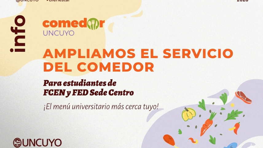 imagen que ilustra noticia Más cerca de los estudiantes: el Comedor UNCUYO llega a las sedes de FCEN y FED sede centro.