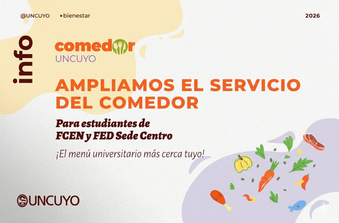 imagen Más cerca de los estudiantes: el Comedor UNCUYO llega a las sedes de FCEN y FED sede centro.