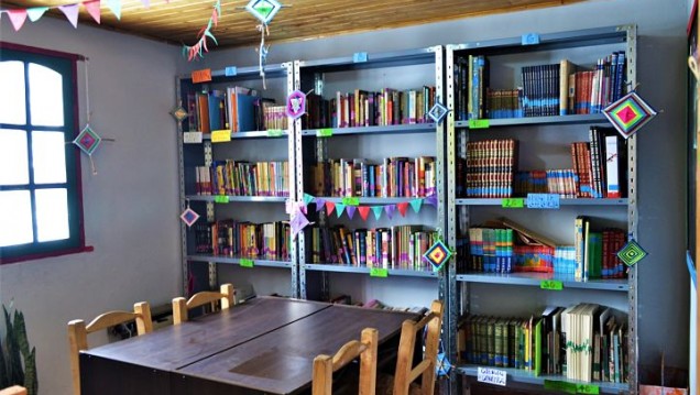 imagen Estudiantes armaron una biblioteca en la comunidad mapuche de El Sosneado 