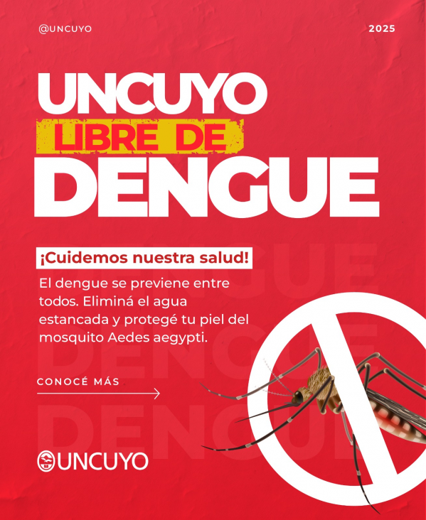 imagen Se lanza la segunda edición de "UNCUYO sin Dengue"