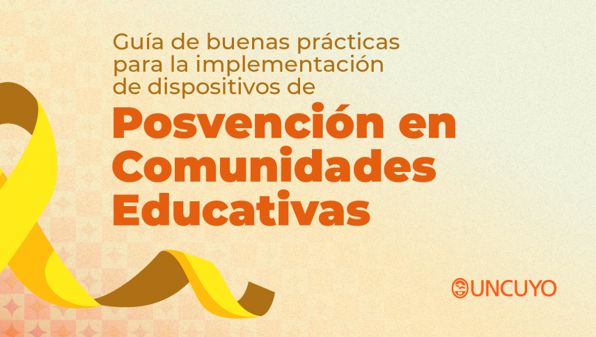 imagen que ilustra noticia La UNCUYO presentó una Guía de Posvención del suicidio en Comunidades Educativas