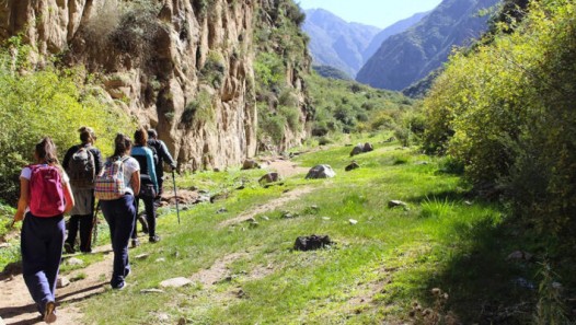 imagen "Cascada Quebrada de los Berros", la nueva salida de Turismo UNCuyo Trail