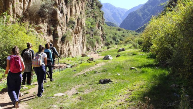 imagen "Cascada Quebrada de los Berros", la nueva salida de Turismo UNCuyo Trail