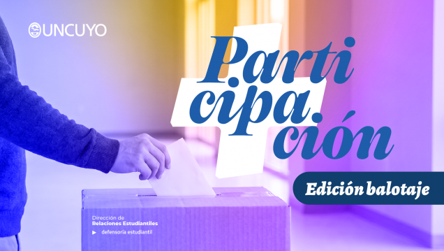 imagen Tu voto importa: la UNCUYO define sus autoridades en segunda vuelta