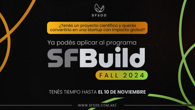 imagen Convocatoria abierta para aplicar al Programa SF Build, para la creación de startups basadas en ciencia