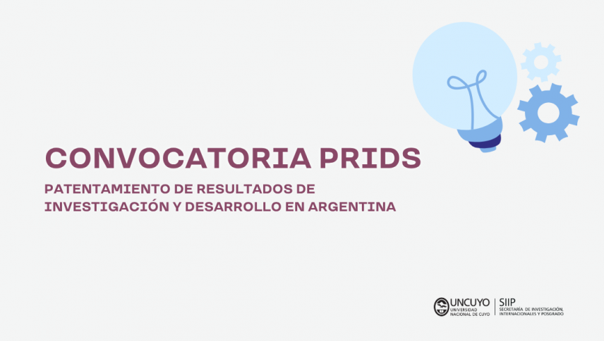 imagen que ilustra noticia CONVOCATORIA PRIDS – PATENTAMIENTO DE RESULTADOS DE  INVESTIGACIÓN Y DESARROLLO EN ARGENTINA