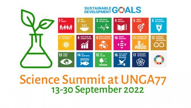 imagen Cumbre de la Ciencia en el marco de la 77ª Asamblea General de las Naciones Unidas