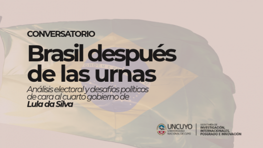 imagen Se realizará un conversatorio sobre los resultados de las elecciones de Brasil