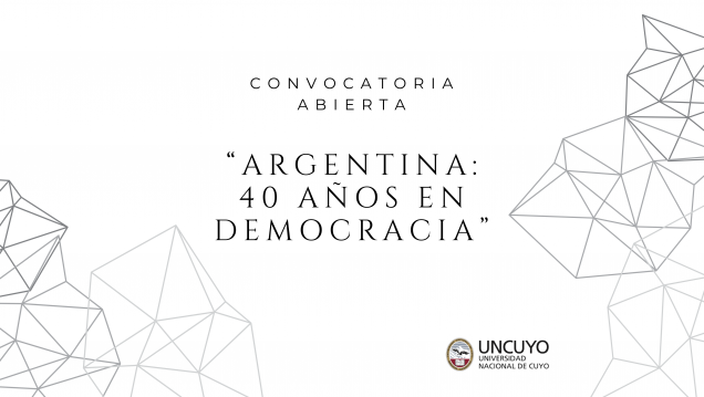 imagen Concurso "ARGENTINA: 40 años en democracia". Convocatoria abierta para presentar trabajos.
