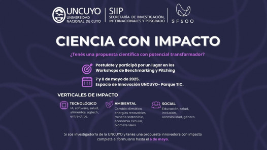 imagen Convocatoria "CIENCIA CON IMPACTO"