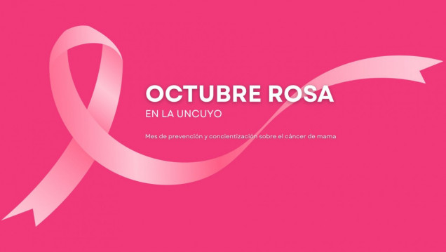 imagen Acciones en la UNCUYO en el mes de concientización del cáncer de mama
