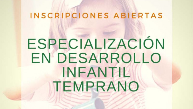 imagen Especialización en Desarrollo Infantil Temprano