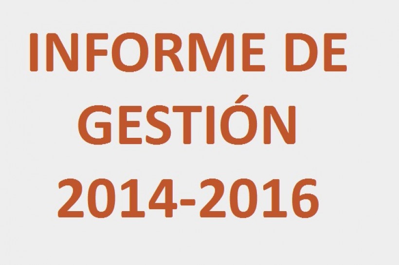 imagen Informe de Gestión 2014-2016