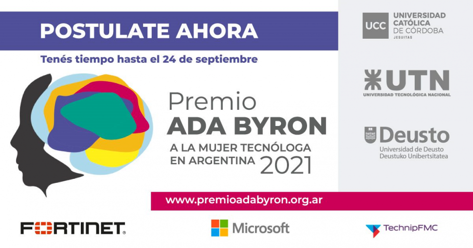 imagen Premio Ada Byron a las mujeres tecnólogas en Argentina