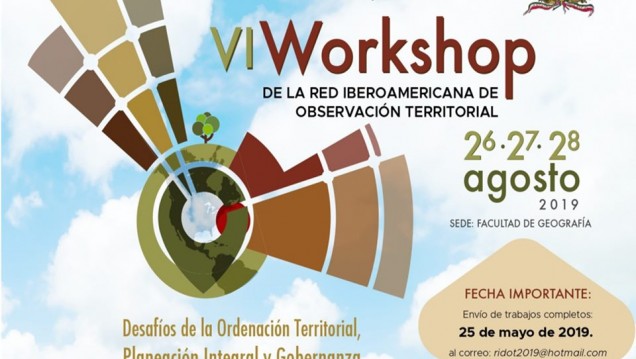 imagen Participación en el VI Workshop de la Red Iberoamericana de Observación Territorial (RIDOT)